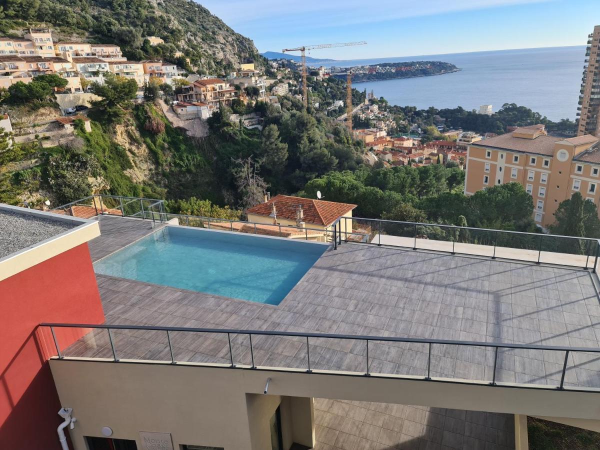 Monaco View, Pool, Garage, 100 M2 Terrace Apartment Beausoleil Bagian luar foto
