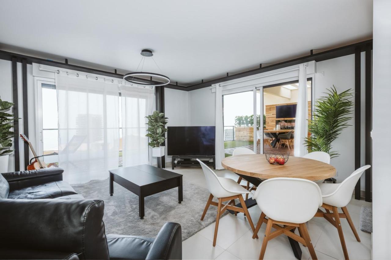 Monaco View, Pool, Garage, 100 M2 Terrace Apartment Beausoleil Bagian luar foto