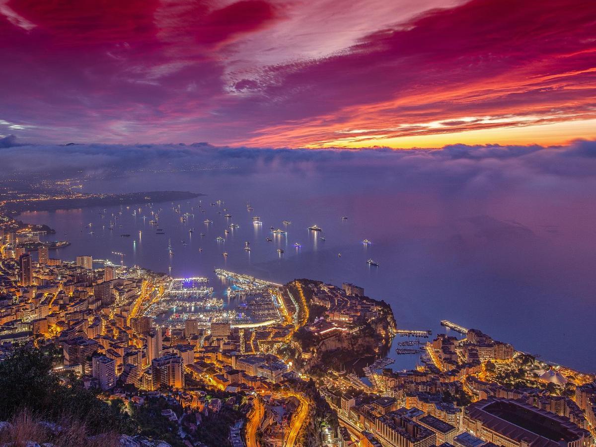 Monaco View, Pool, Garage, 100 M2 Terrace Apartment Beausoleil Bagian luar foto